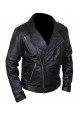 Kids Ghost Rider Nicholas Cage Biker Jacket with Metal Spikes